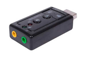 Placa de Som 7.1 / Adaptador P2 - USB